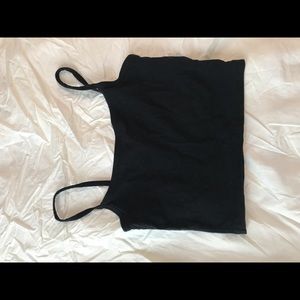 Black crop top